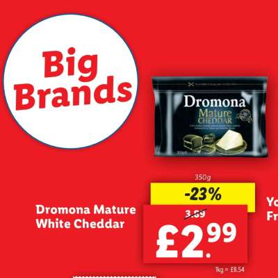 Dromona Mature White Cheddar