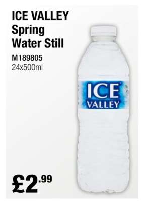 ICE VALLEY Spring Water Still