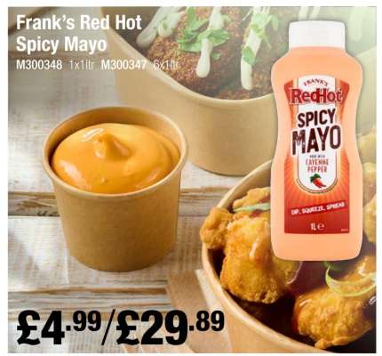 Frank’s Red Hot Spicy Mayo