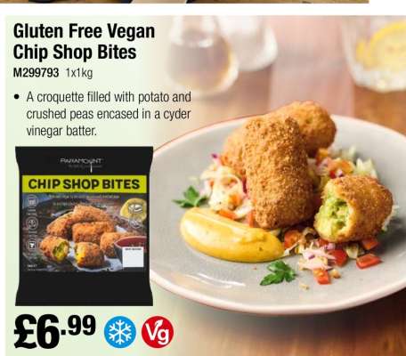 Gluten Free Vegan Chip Shop Bites