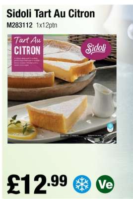 Sidoli Tart Au Citron