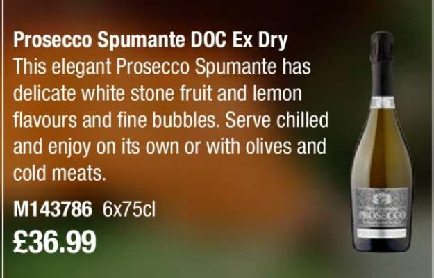 Prosecco Spumante DOC Ex Dry