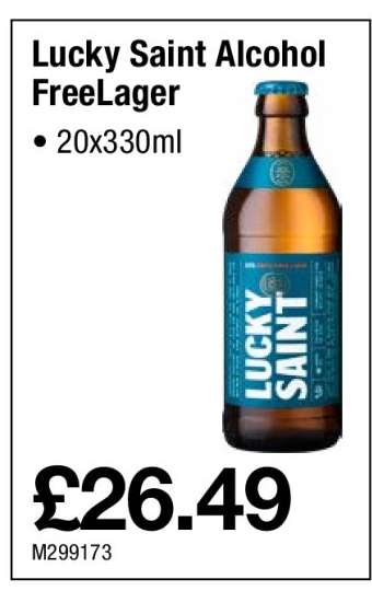 Lucky Saint Alcohol Free Lager