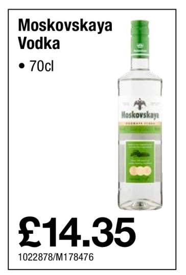 Moskovskaya Vodka
