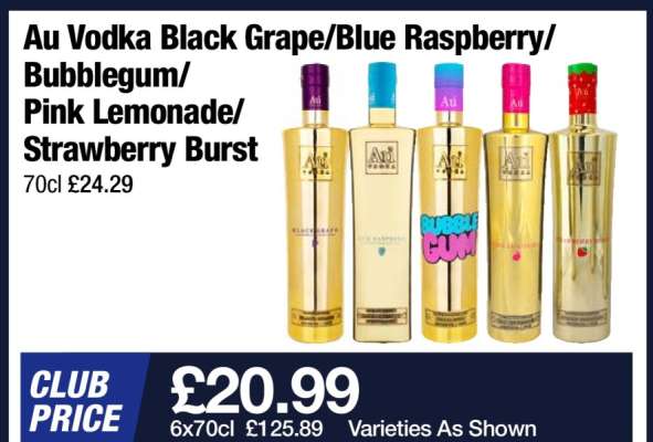 Au Vodka Flavors