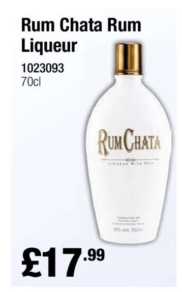 Rum Chata Rum Liqueur