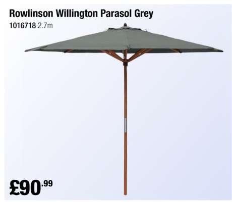 Rowlinson Willington Parasol Grey