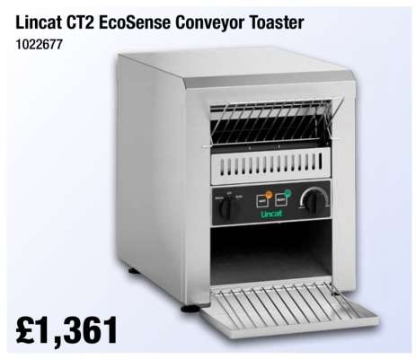 Lincat CT2 EcoSense Conveyor Toaster