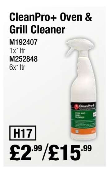 CleanPro+ Oven & Grill Cleaner