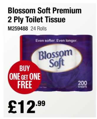 Blossom Soft Premium 2 Ply Toilet Tissue