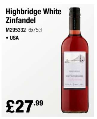 Highbridge White Zinfandel