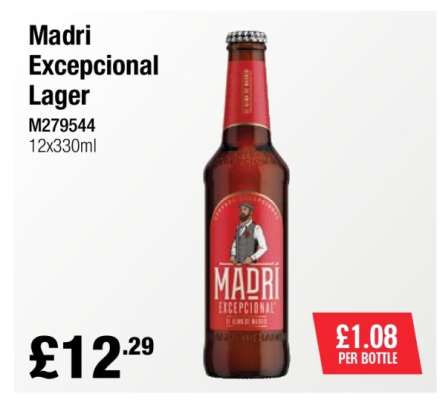 Madri Excepcional Lager