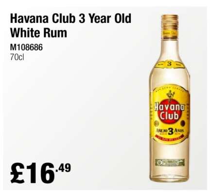 Havana Club 3 Year Old White Rum