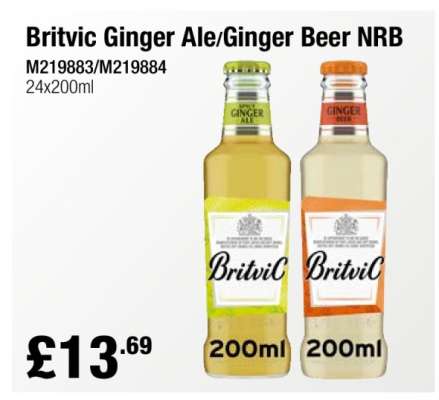 Britvic Ginger Ale/Ginger Beer NRB