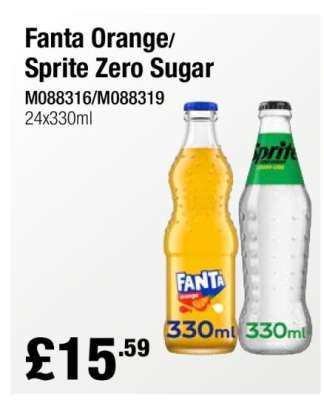 Fanta Orange/Sprite Zero Sugar