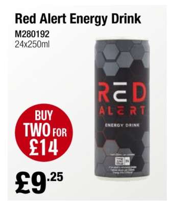 Red Alert Energy Drink