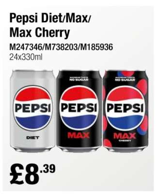 Pepsi Diet/Max/Max Cherry