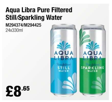 Aqua Libra Pure Filtered Still/Sparkling Water