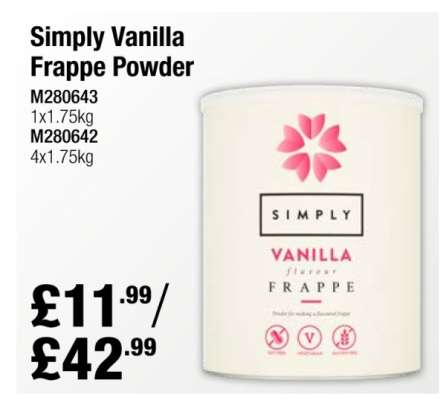 Simply Vanilla Frappe Powder