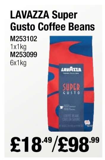 LAVAZZA Super Gusto Coffee Beans