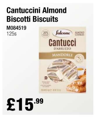 Cantuccini Almond Biscotti Biscuits