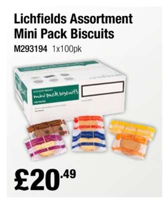 Lichfields Assortment Mini Pack Biscuits