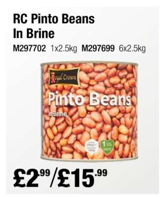 RC Pinto Beans In Brine