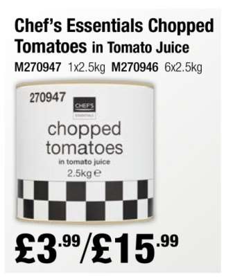 Chef’s Essentials Chopped Tomatoes