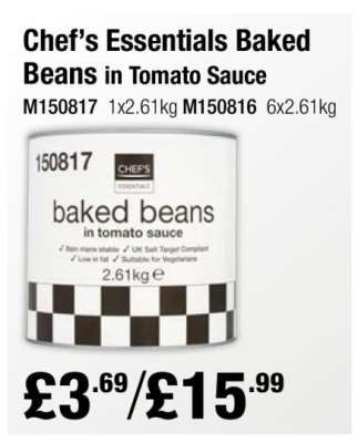 Chef’s Essentials Baked Beans in Tomato Sauce