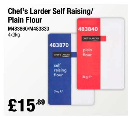 Chef’s Larder Self Raising/Plain Flour