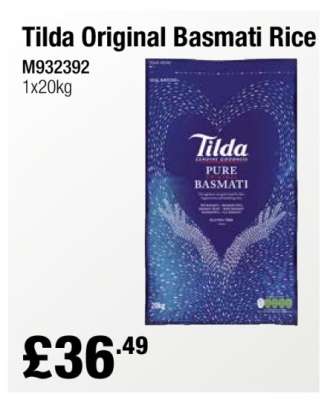 Tilda Original Basmati Rice