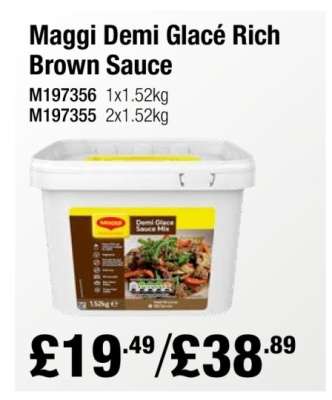 Maggi Demi Glacé Rich Brown Sauce