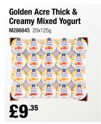 Golden Acre Thick & Creamy Mixed Yogurt