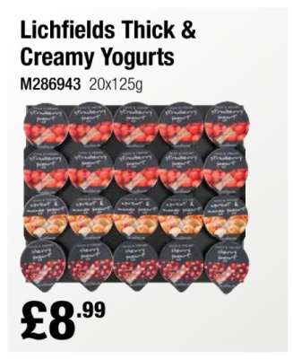 Lichfields Thick & Creamy Yogurts