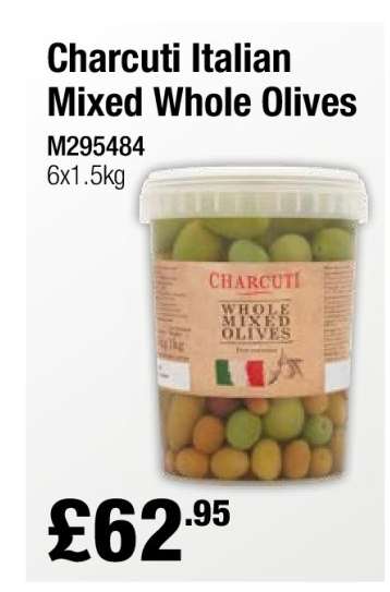 Charcuti Italian Mixed Whole Olives