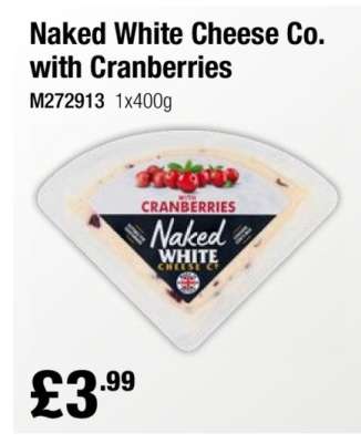 Naked White Cheese Co. with Cranberries