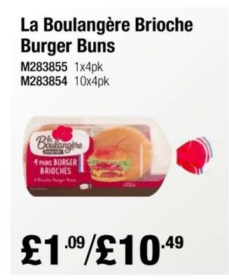 La Boulangère Brioche Burger Buns