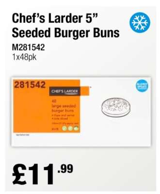 Chef’s Larder 5” Seeded Burger Buns