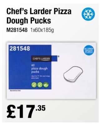 Chef’s Larder Pizza Dough Pucks