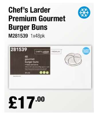 Chef’s Larder Premium Gourmet Burger Buns