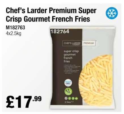 Chef’s Larder Premium Super Crisp Gourmet French Fries