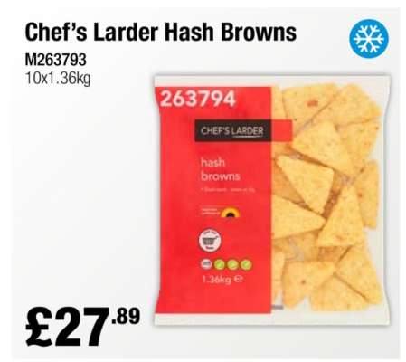 Chef’s Larder Hash Browns