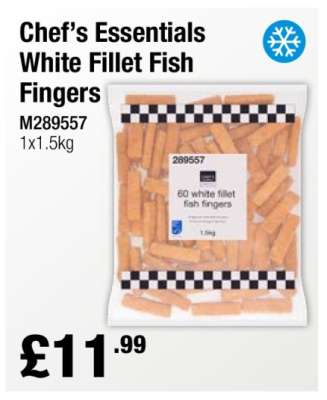 Chef’s Essentials White Fillet Fish Fingers