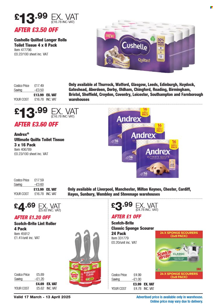 Costco offer - 17/03/2025 - 13/04/2025. Page 1