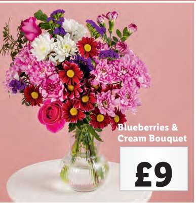 Blueberries & Cream Bouquet