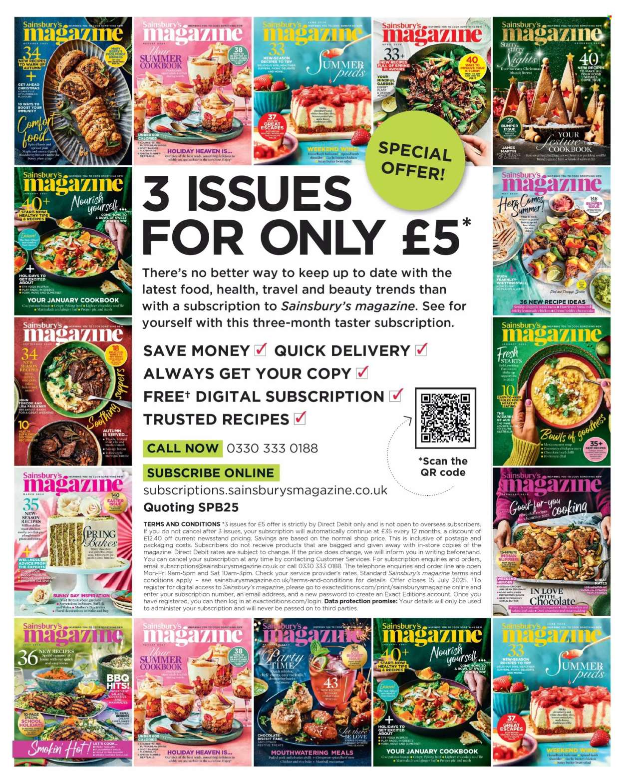 Sainsbury's offer. Page 1