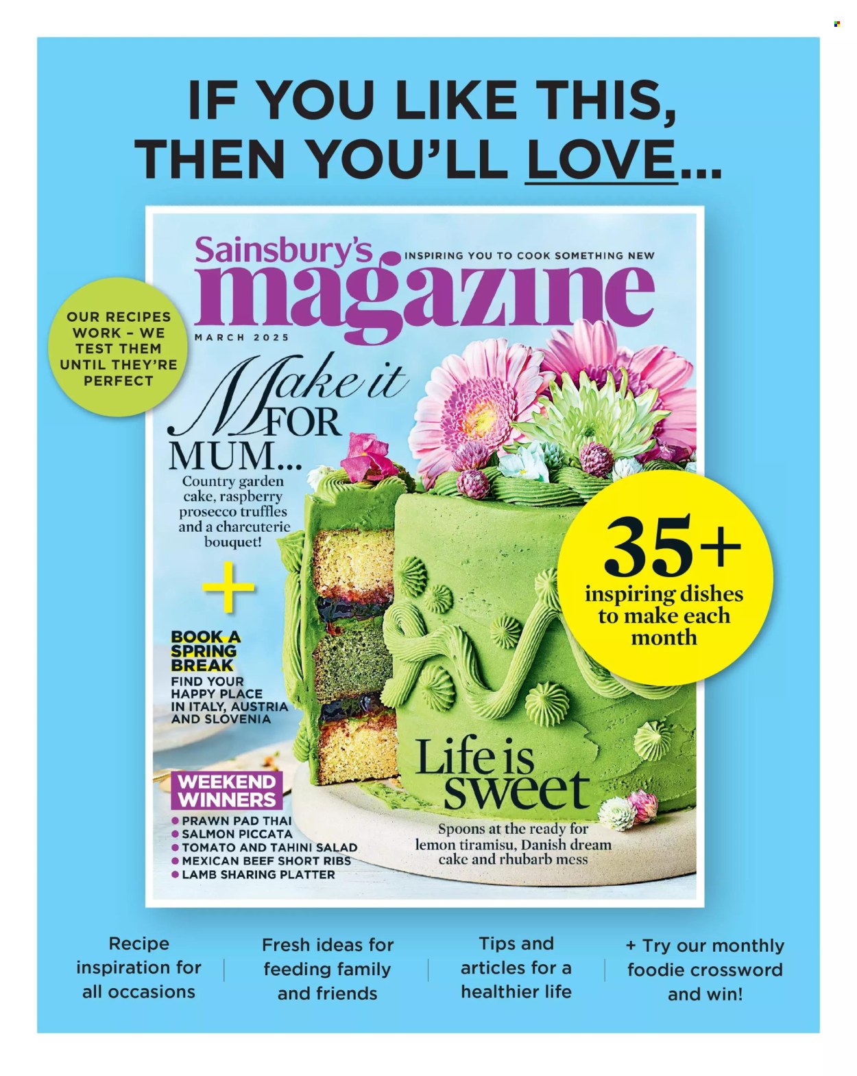 Sainsbury's offer. Page 1