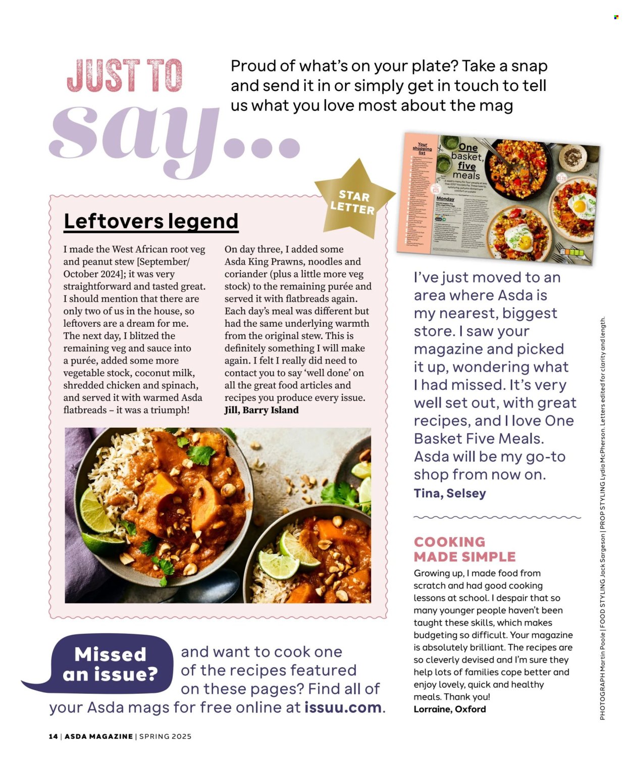 ASDA offer. Page 1