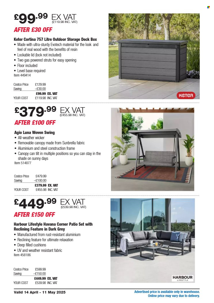 Costco offer - 14/04/2025 - 11/05/2025. Page 1