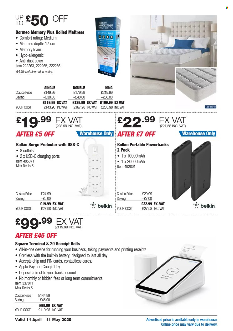 Costco offer - 14/04/2025 - 11/05/2025. Page 1